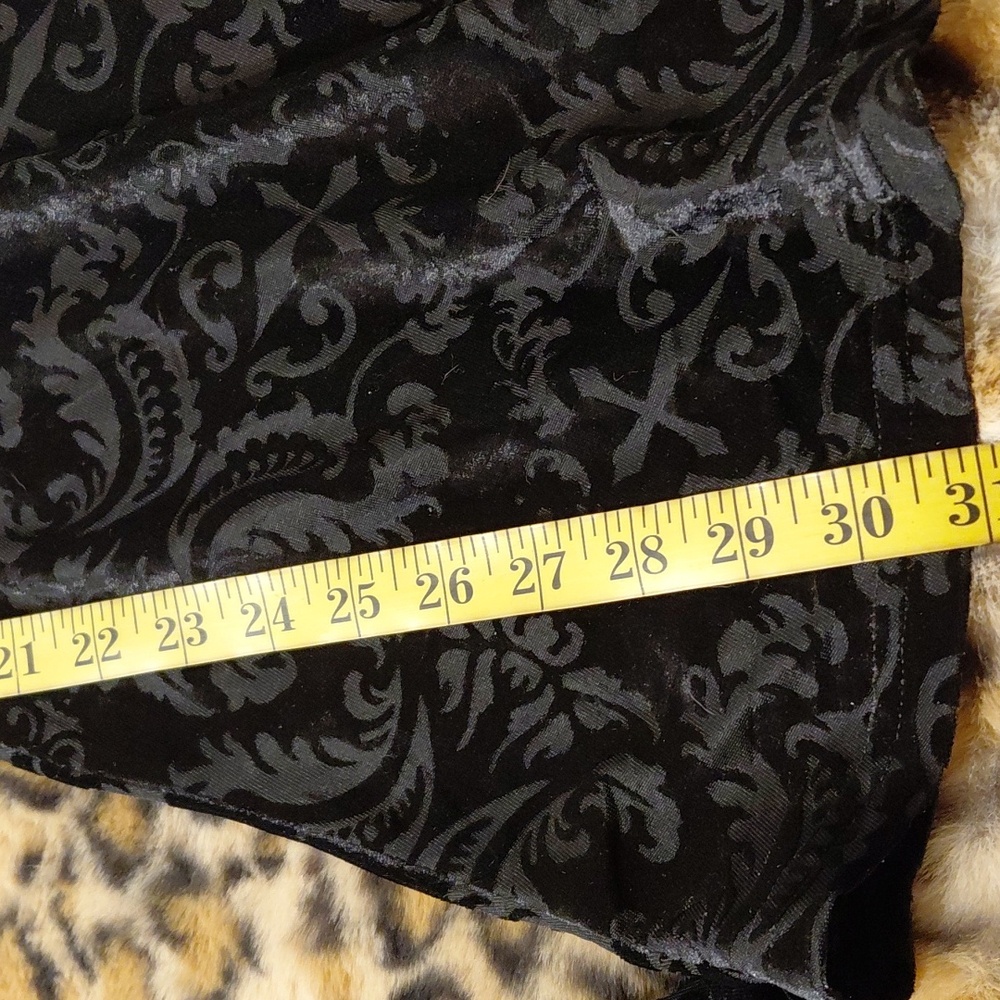 KILLSTAR 4X BLACK MISERIA SUPER FLARES ELASTIC WAIST INVERTED CROSS AND FLORAL - Picture 9 of 12